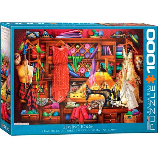 Puzzle Eurographics Sala de Costura de 1000 Piezas