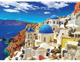 Puzzle Eurographics Santorini Grecia de 1000 Piezas