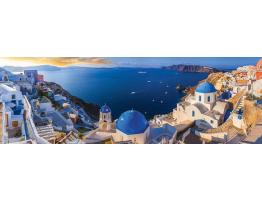 Puzzle Eurographics Panorámica de Santorini, Grecia 1000 Piezas