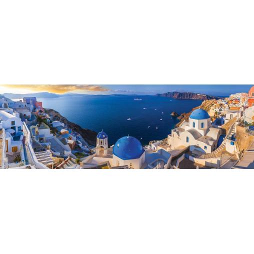 Puzzle Eurographics Panorámica de Santorini, Grecia 1000 Piezas