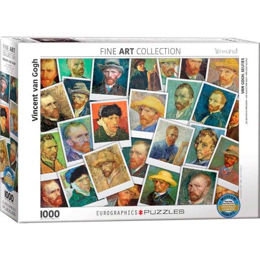 Puzzle Eurographics Selfies de Van Gogh de 1000 Piezas