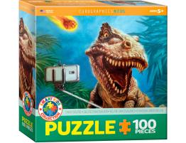 Puzzle Eurographics Selfie de Dinosaurios de 100 Piezas