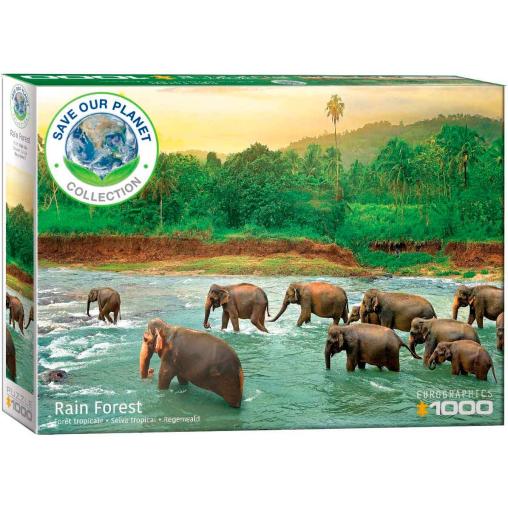 Puzzle Eurographics Selva Tropical de 1000 Piezas