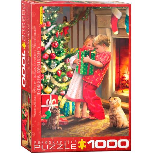 Puzzle Eurographics Sorpresa de Navidad de 1000 Piezas