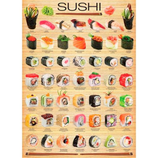 Puzzle Eurographics Sushi de 1000 Piezas