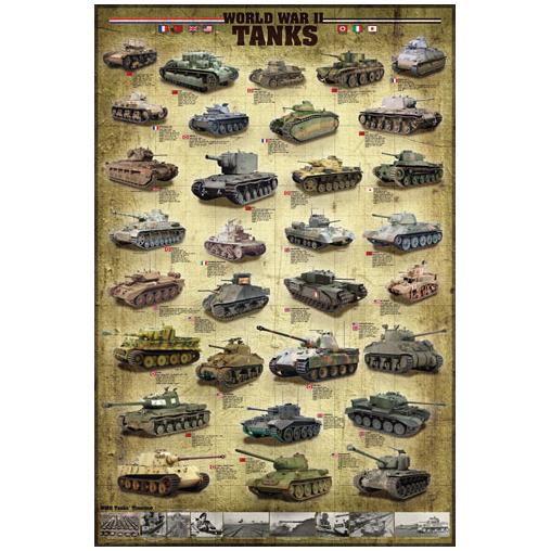 Eurographics Puzzle Chars de la Seconde Guerre mondiale 1000P