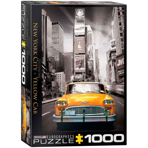 Puzzle Eurographics Taxi en Nueva York de 1000 Piezas