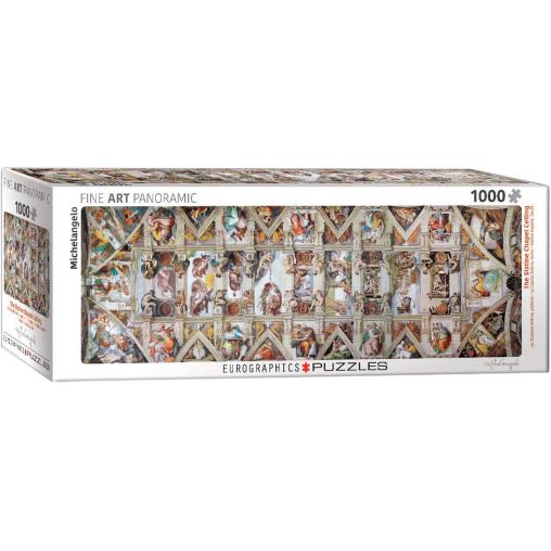 Puzzle Eurographics Techo de la Capilla Sixtina de 1000 Piezas