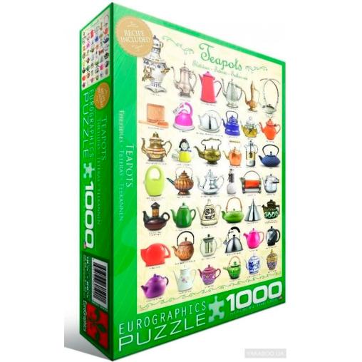 Puzzle Eurographics Teteras de 1000 Piezas