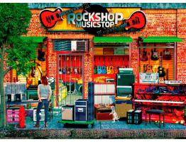 Puzzle Eurographics Tienda de Rock de 1000 Piezas