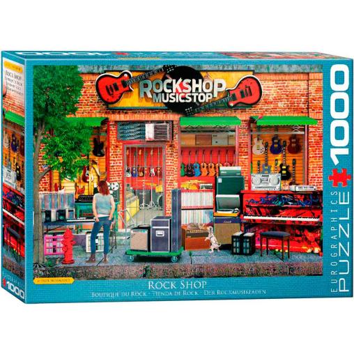 Puzzle Eurographics Tienda de Rock de 1000 Piezas