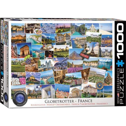 Puzzle Eurographics Trotamundos Francia de 1000 Piezas