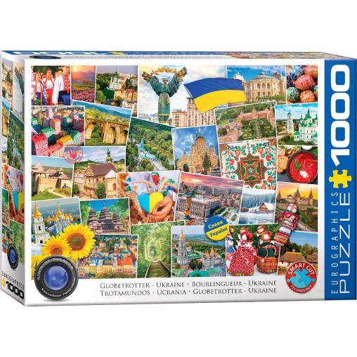 Puzzle Eurographics Trotamundos Ucrania de 1000 Piezas