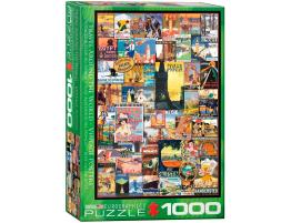 Puzzle Eurographics Viaje Alrededor del Mundo de 1000 Piezas