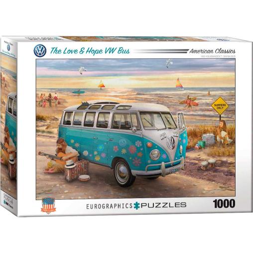 Puzzle Eurographics Volkswagen Love and Hope de 1000 Pie