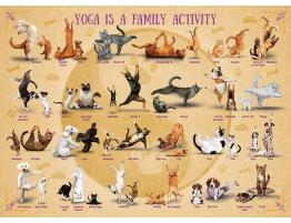 Puzzle Eurographics Yoga Actividad Familiar XXL de 500 Pzs