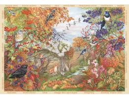 Puzzle Falcon Bosque Otoñal de 500 Piezas