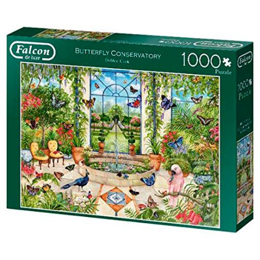 Puzzle Falcon Conservatorio de Mariposas de 1000 Piezas