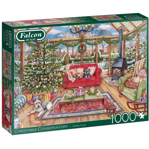 Puzzle Falcon Invernadero en Navidad de 1000 Piezas