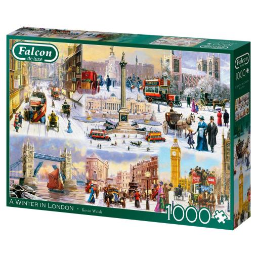 Puzzle Falcon Invierno en Londres de 1000 Piezas