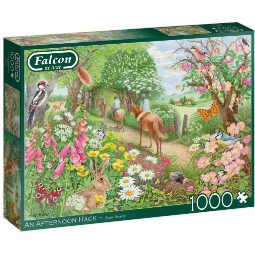 Puzzle Falcon Paseando a Caballo de 1000 Piezas