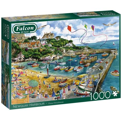 Puzzle Falcon Puerto de Newquay de 1000 Piezas