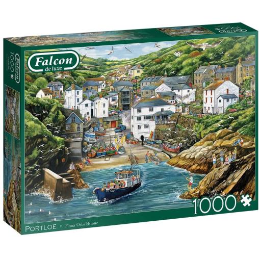 Puzzle Falcon Puerto de Portloe de 1000 Piezas