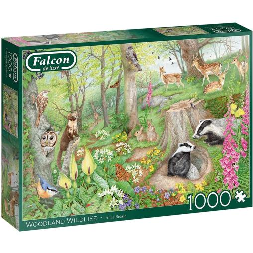 Puzzle Falcon Vida Salvaje del Bosque de 1000 Piezas