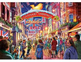 Puzzle Gibsons Carnaby Street en Navidad de 500 Piezas