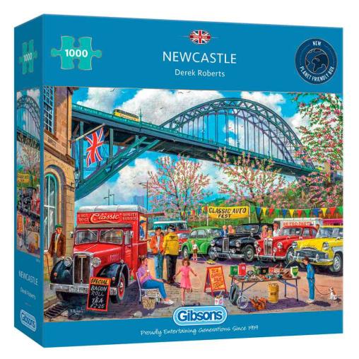 Puzzle Gibsons Ciudad de Newcastle de 1000 Piezas