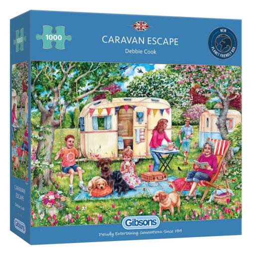 Puzzle Gibsons Escapada con la Caravana de 1000 Piezas