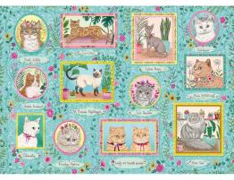 Puzzle Gibsons Felinos Famosos de 1000 Piezas