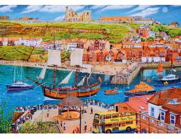 Puzzle Gibsons Velero Endeavour en Whitby de 500 Piezas