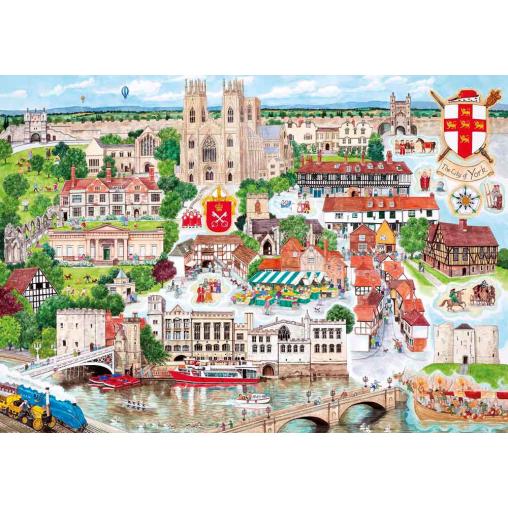 Puzzle Gibsons York de 1000 Piezas