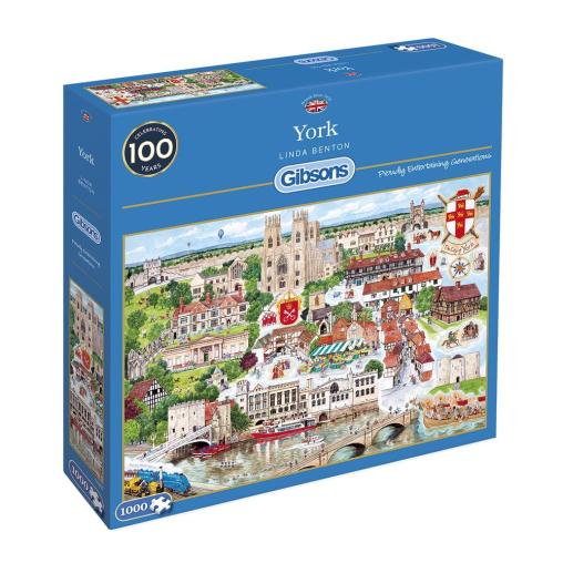 Puzzle Gibsons York de 1000 Piezas