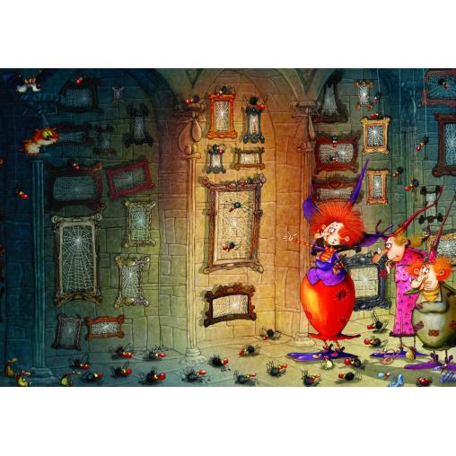 Puzzle Grafika Arte de Brujas de 1000 Piezas