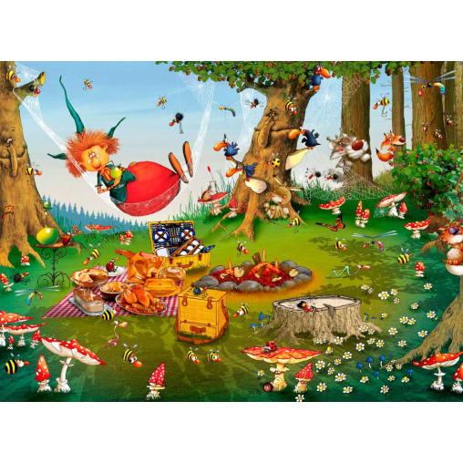 Puzzle Grafika Camping de la Bruja de 2000 Pzs