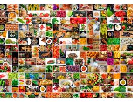 Puzzle Grafika Collage de Cocina de 1500 Piezas