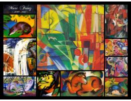 Puzzle Grafika Collage de Franz Marc de 2000 Piezas