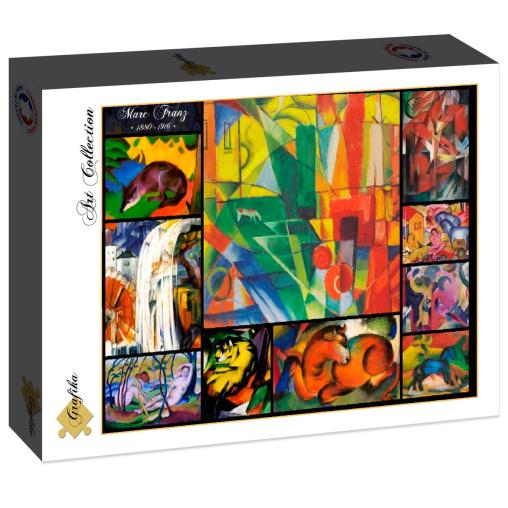 Puzzle Grafika Collage de Franz Marc de 2000 Piezas