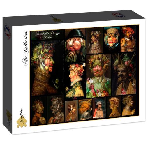 Puzzle Grafika Collage de Giuseppe Arcimboldo de 2000 Piezas