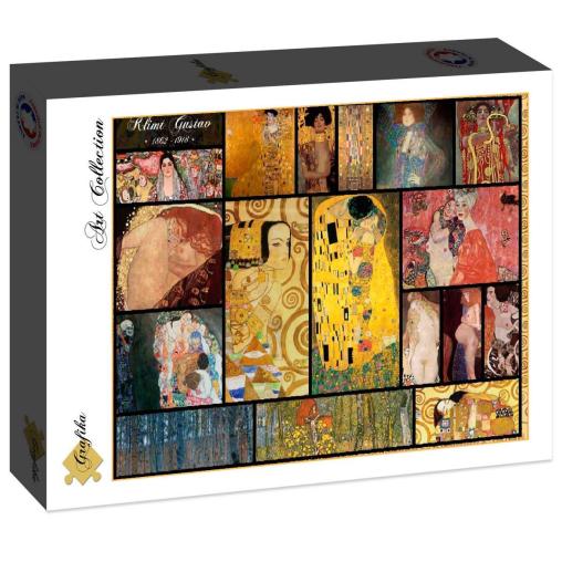 Puzzle Grafika Collage de Gustav Klimt de 2000 Piezas