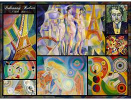 Puzzle Grafika Collage de Robert Delaunay de 2000 Piezas