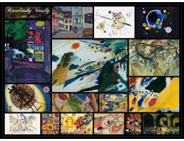 Puzzle Grafika Collage de Wassily Kandinsky de 2000 Piezas