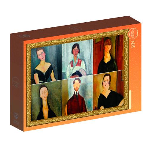 Puzzle Grafika Collage Modigliani de 500 Piezas