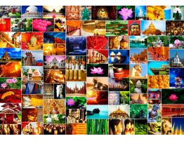 Puzzle Grafika Collage Zen de 1500 Piezas