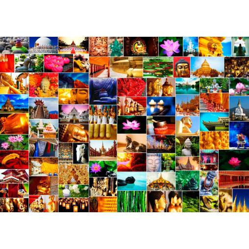 Puzzle Grafika Collage Zen de 1500 Piezas