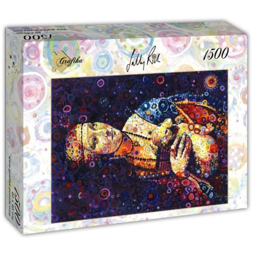 Puzzle Grafika Dama con Armiño (Da Vinci) de 1500 Piezas