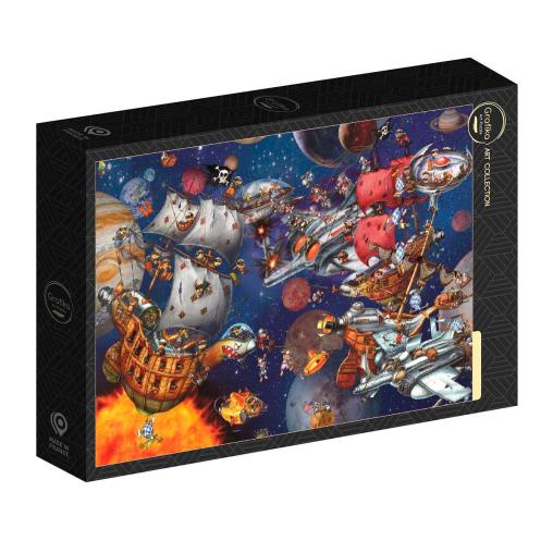 Puzzle Grafika Batalla Espacial de 1000 Piezas