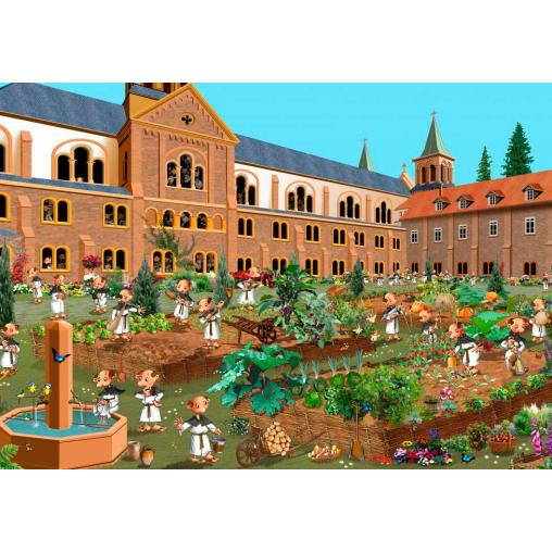 Puzzle Grafika El Monasterio de 1000 Piezas